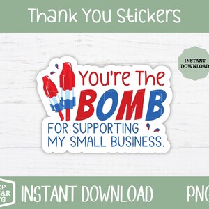 Thank You For Your Order PNG, Thank You Stickers PNG, Happy Mail Stickers For Small Business, Personalized Sticker