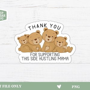 Thank You For Your Order PNG, Thank You Stickers PNG, Happy Mail Stickers For Small Business, Personalized Sticker, Small Business Sticker