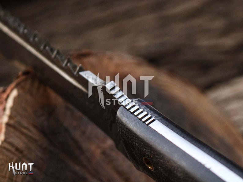 Espadas increíbles, espada maestra artesanal de caza de acero de Damasco, regalo perfecto para aniversarios, cumpleaños y padrinos de boda. imagen 8