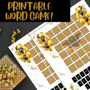 Caps off to Graduation: A Fun and Festive Word Printable Game ...