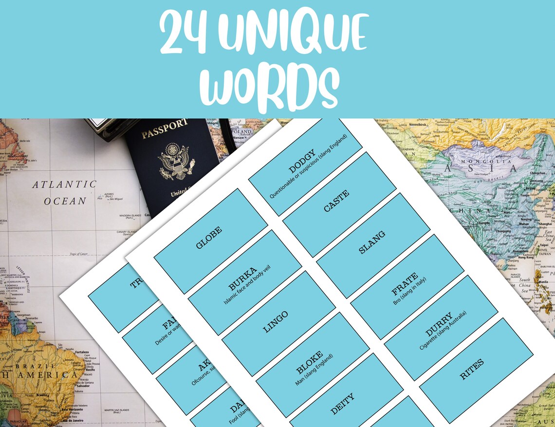Wordle Trivia Game Wordle Gift Printable Wordle Game  Etsy