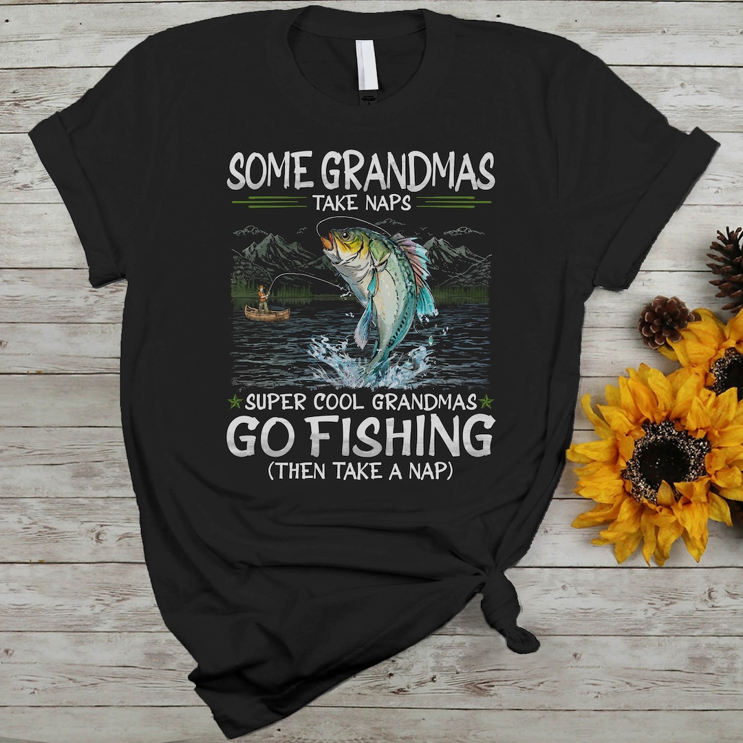 Reel Cool Grandma Fishing Tshirt for the Best Fisherwoman