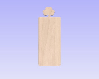 Clover Charcuterie Board Template: St. Patrick's Day Laser Cut File (SVG DXF AI)