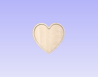SVG, Heart Shaped Tray| Digital File | SVG DXF | Laser Cutting | CnC Ready l