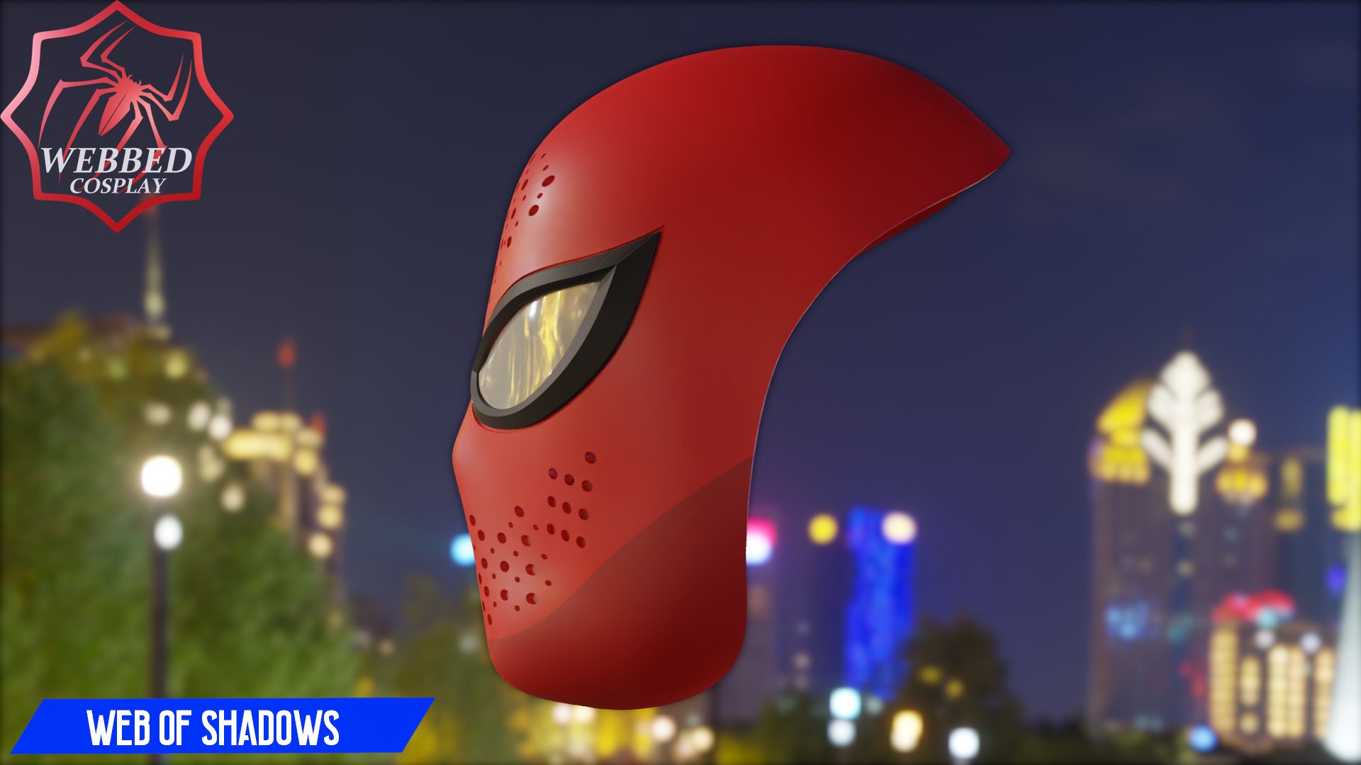 Web of Shadows Face Shell digital File (Download Now) 