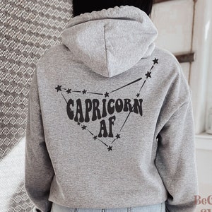 山羊座 AF SVG | 山羊座星座シャツ SVG | 占星術 SVG | トレンディ SVG | SVG Cricut ファイル | デジタル ファイル