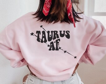 Taurus AF SVG | Taurus Zodiac Sign Shirt svg | Astrology SVG | Trendy Svg | Svg Cricut Files| Digital File