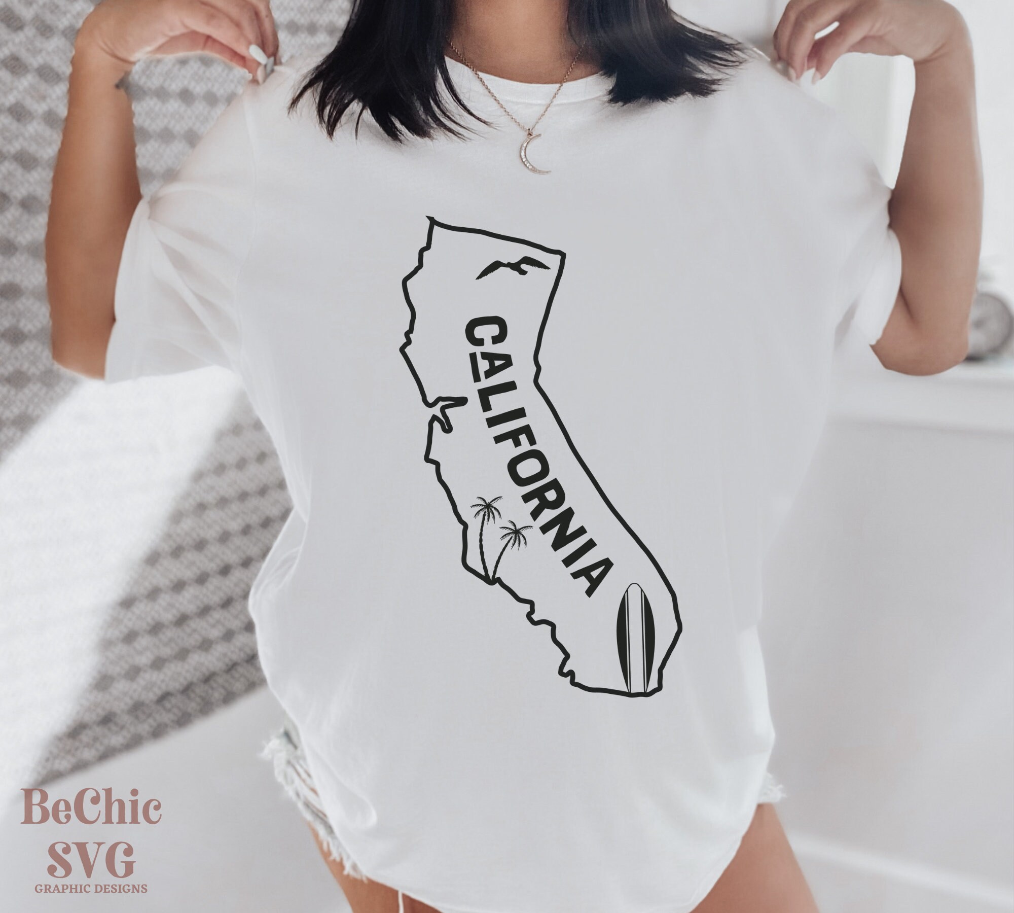 Map of California SVG Map of California Shirt SVG US State - Etsy