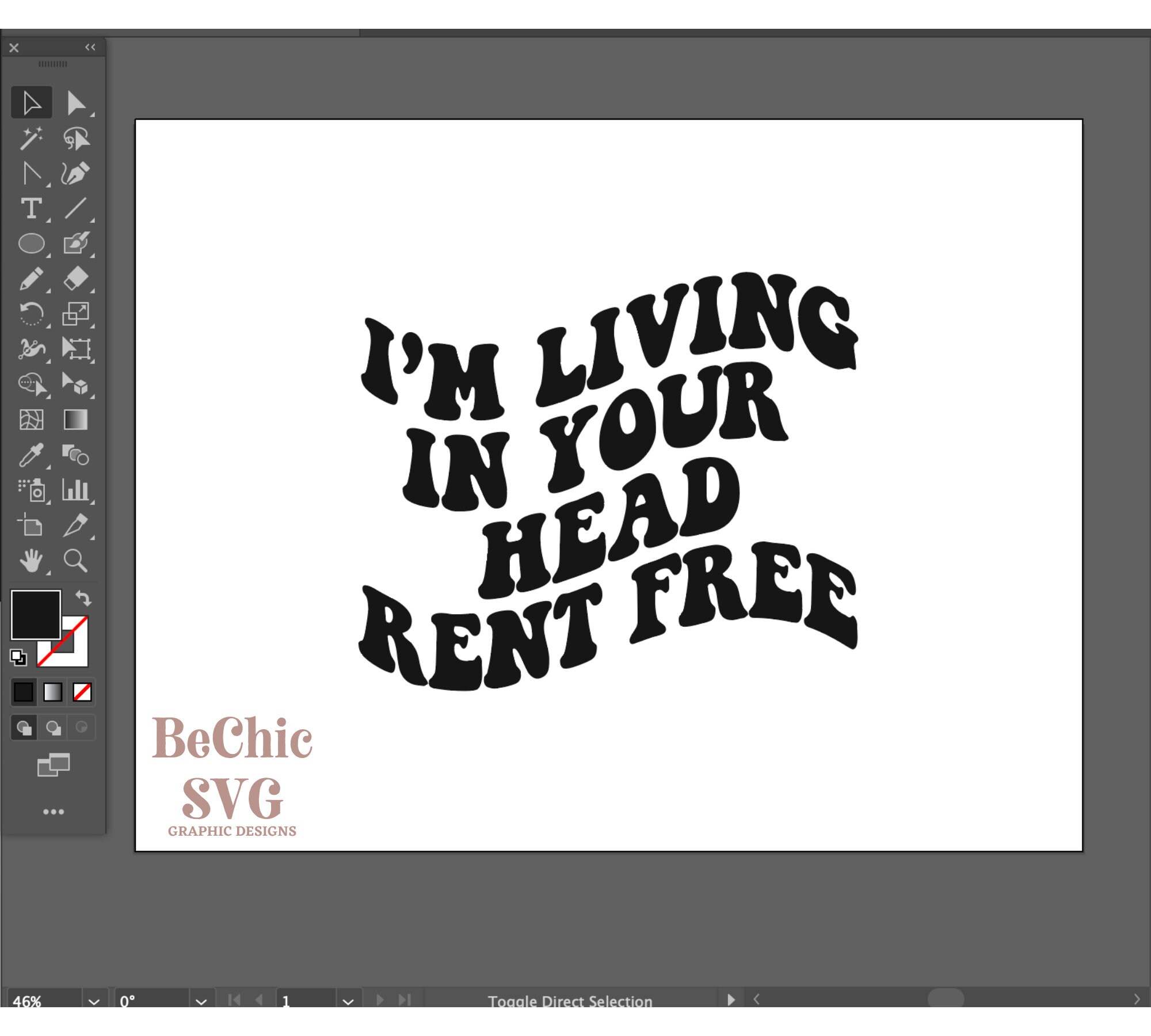 Living in Your Head Rent Free SVG Living in Your Head Rent Free Shirt