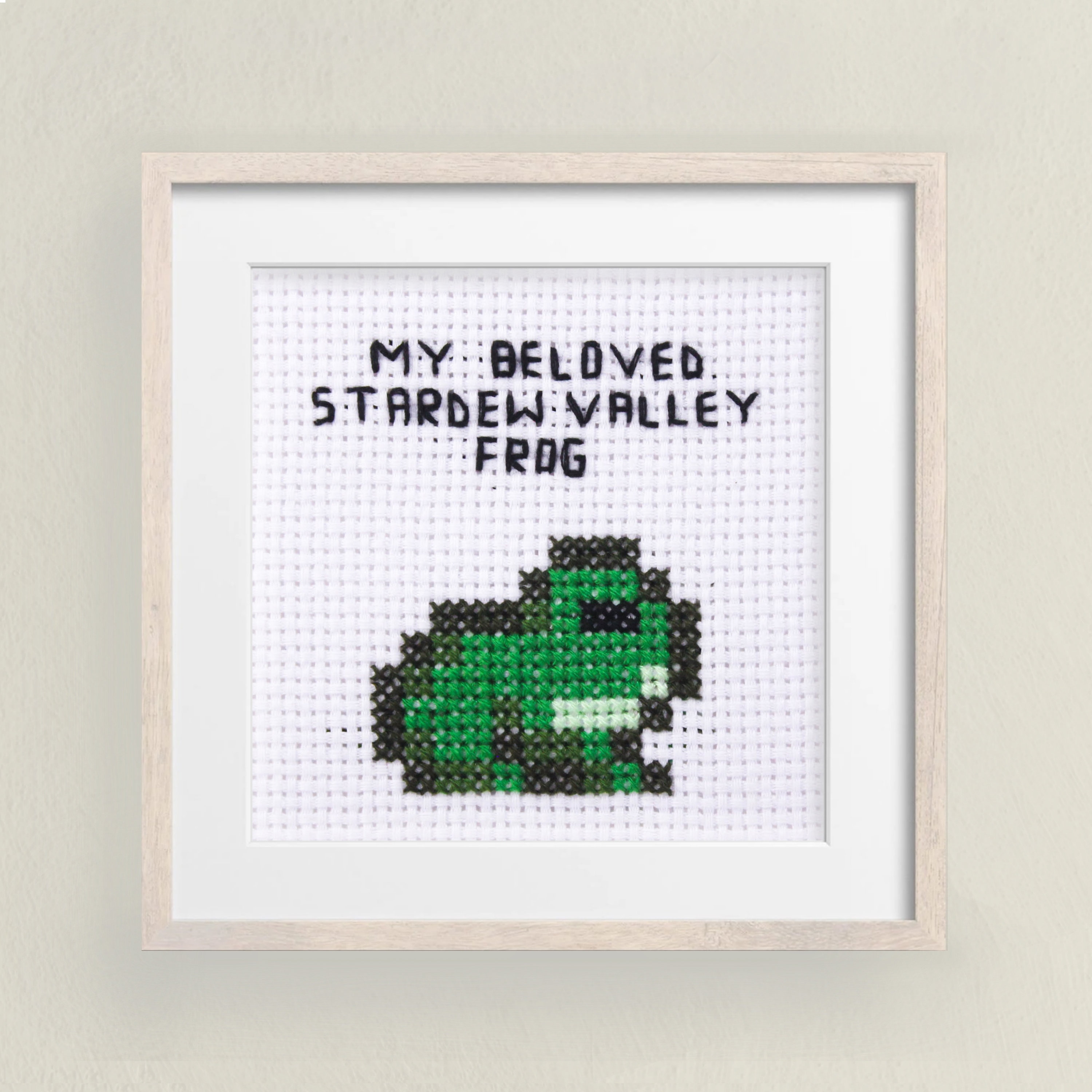 Stardew Valley Frog Cross Stitch Pattern PDF Download Pixel Frog Easy ...