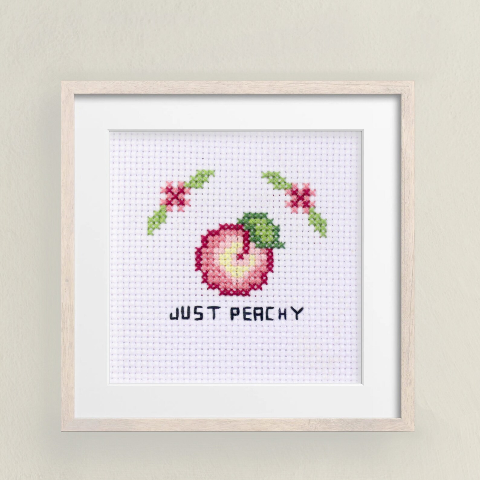 Peach Cross Stitch Pattern Bundle PDF Instant Download Etsy