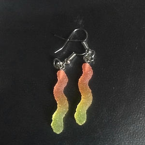 Gummy Worm Earrings
