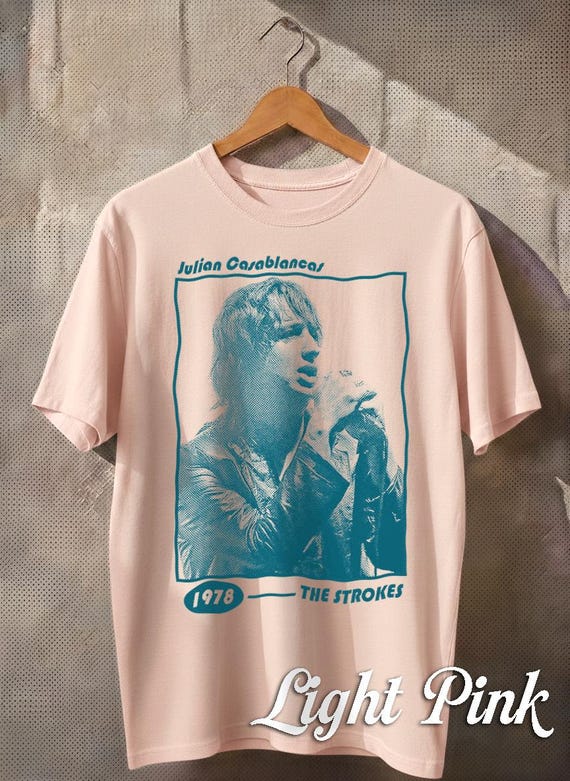 Vintage Style Julian Casablancas 90s T-shirt, Gift for Woman and