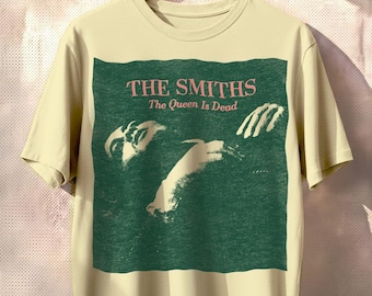 The Smiths Queen Is Dead T-Shirt, Retro Grafik-T-Shirts, 90er Jahre Band T-Shirts, The Smiths Grafik-T-Shirt, süße Hemden, Geschenke für sie, The Smithsband TS02