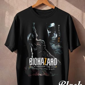 Japan Biohazard T-Shirt - Survival Horror - Parasite Eve - Clock Tower - Fatal Frame ,Rule of Rose,Haunting Ground, Silent Hill - Siren JB01