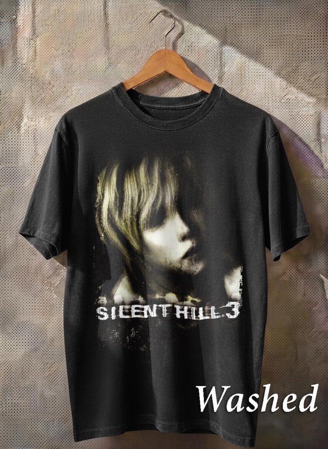 T-shirt Hitman Fight Gear – Look Vintage Destroy, Noir, Taille S, Homme