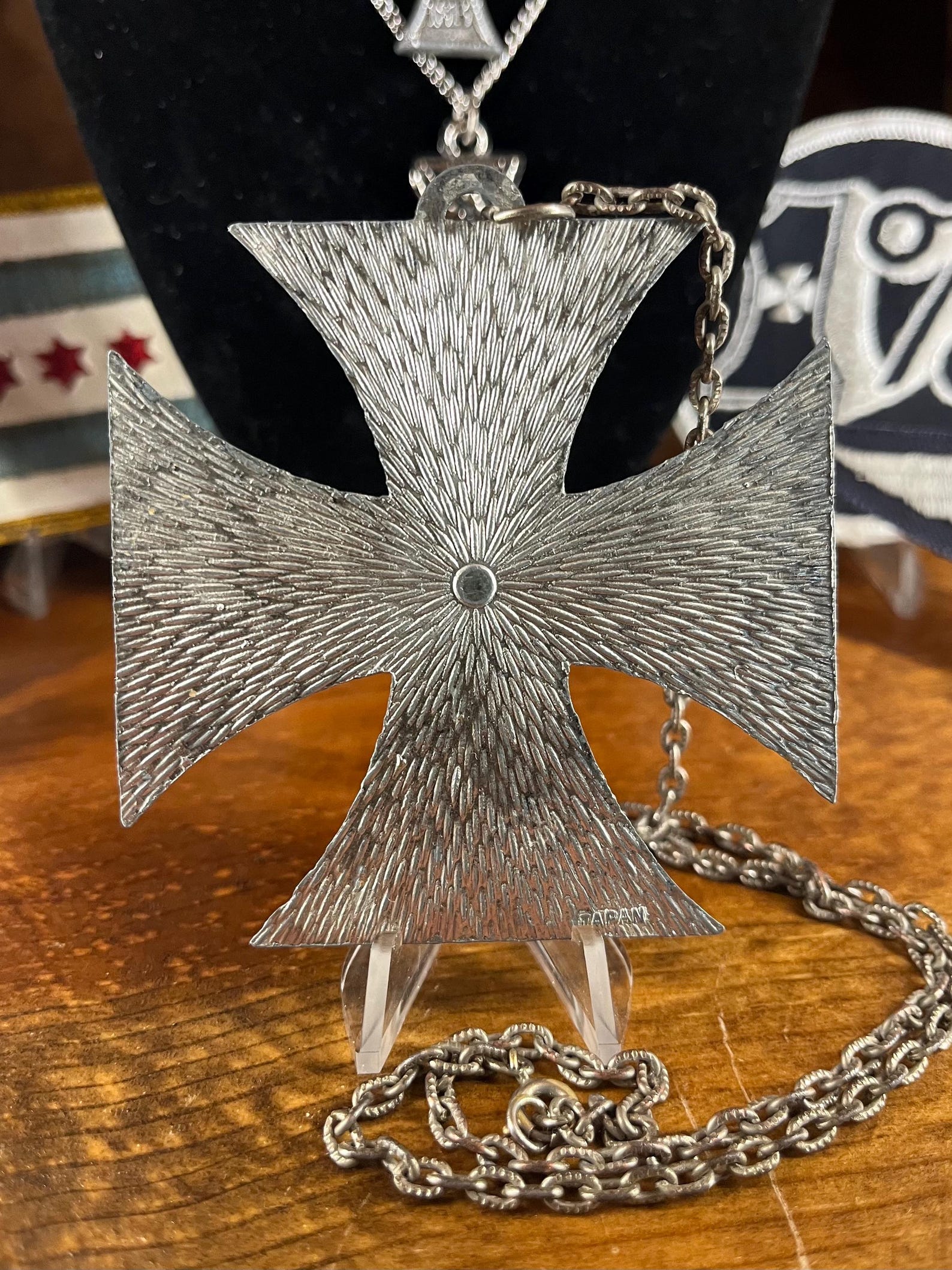 MALTESE CROSS ROUND CZ 925 STERLING SILVER BIKER JEWELRY GOTHIC RING Ma-r003 EBa - Foto 9