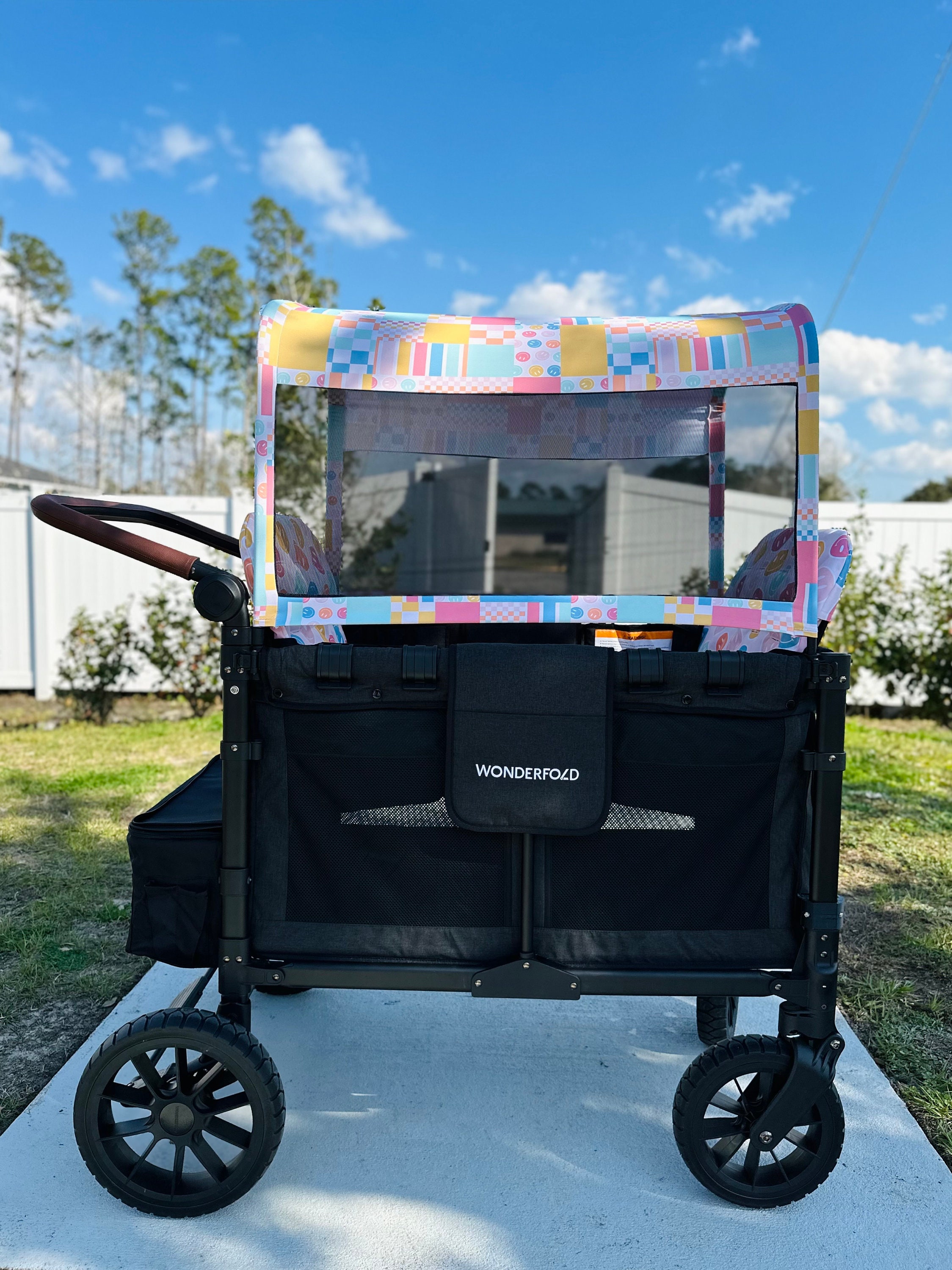 Custom Seat Covers and Mesh Sided Canopy Bundle for