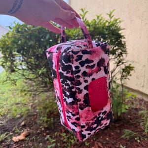Pink Cow Wipe Pouch Diaper Bag Convenient For Kids Baby Shower Gift