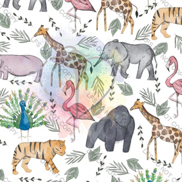 Aquarelle personnalisée auvent zoo Wonderfold UV50+ ou housses de siège ou tapis de sieste