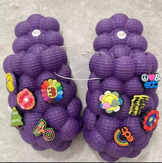 Bubble Charm Slides Etsy