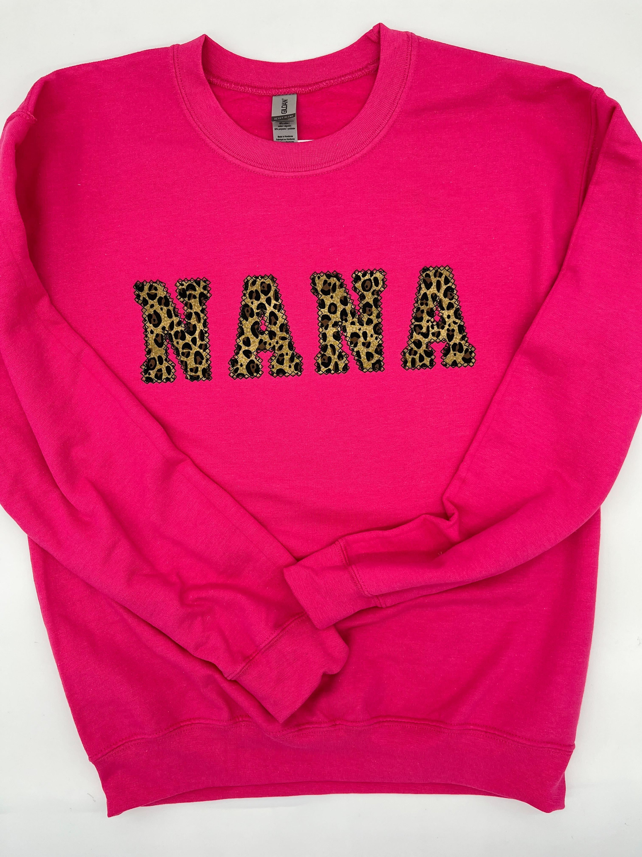 Personalized Nana Sweatshirt Gift | Personalized Embroidered Sweatshirt | Christmas Gift  | Winter Apparel | Floral |  Birthday Gift