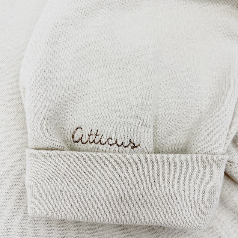 Name on Sleeve or Chest Add On Etsy