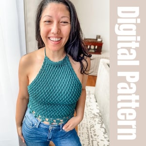 Laramie Halter Top Crochet Pattern