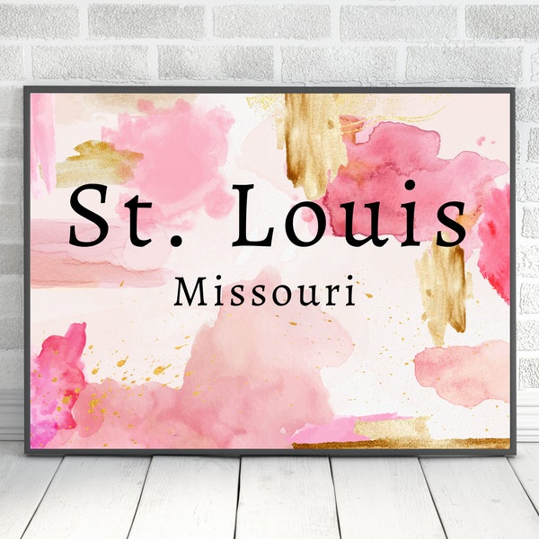 Custom Location Sign Wall Print, State, City Sign Poster, Preppy Wall Art, Personalized Room Decor