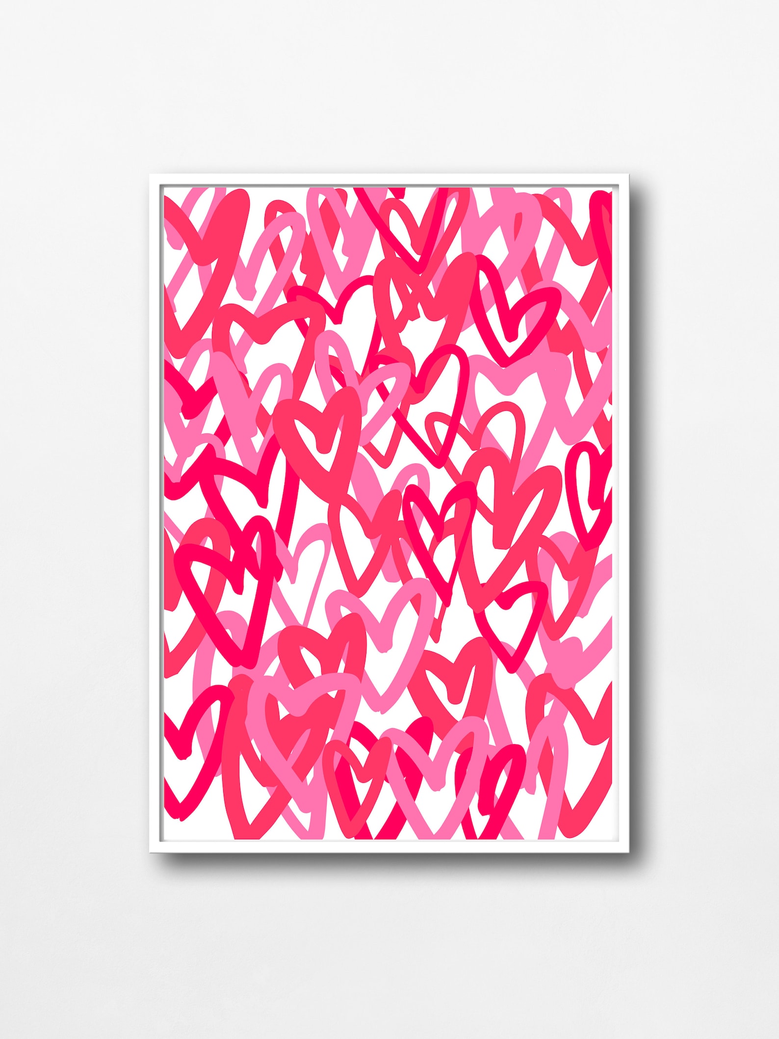 Pink Wall Art Collage Pink Photo Wall Preppy Pink Wall Art Etsy