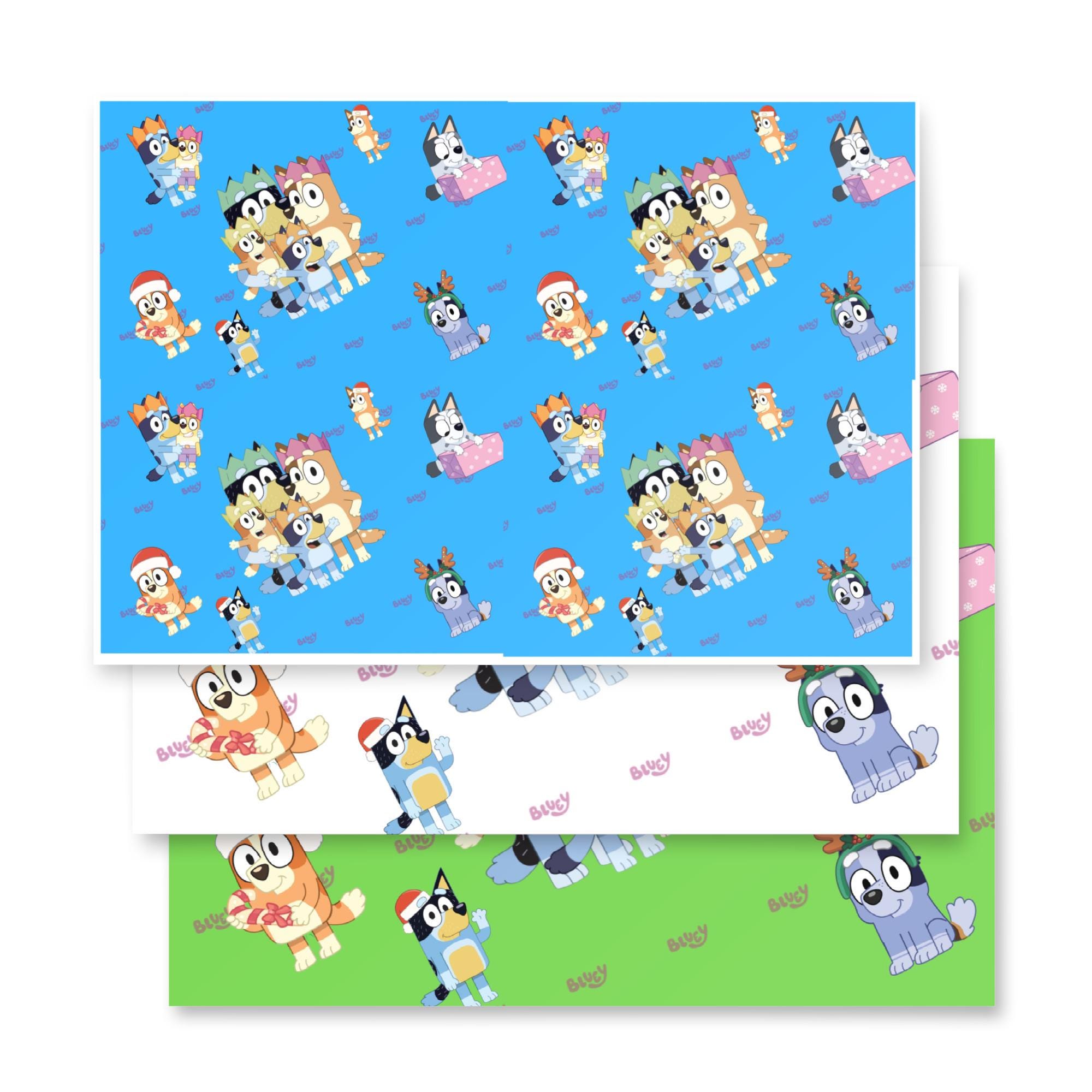 Bluey Wrapping Paper Sheets - Etsy