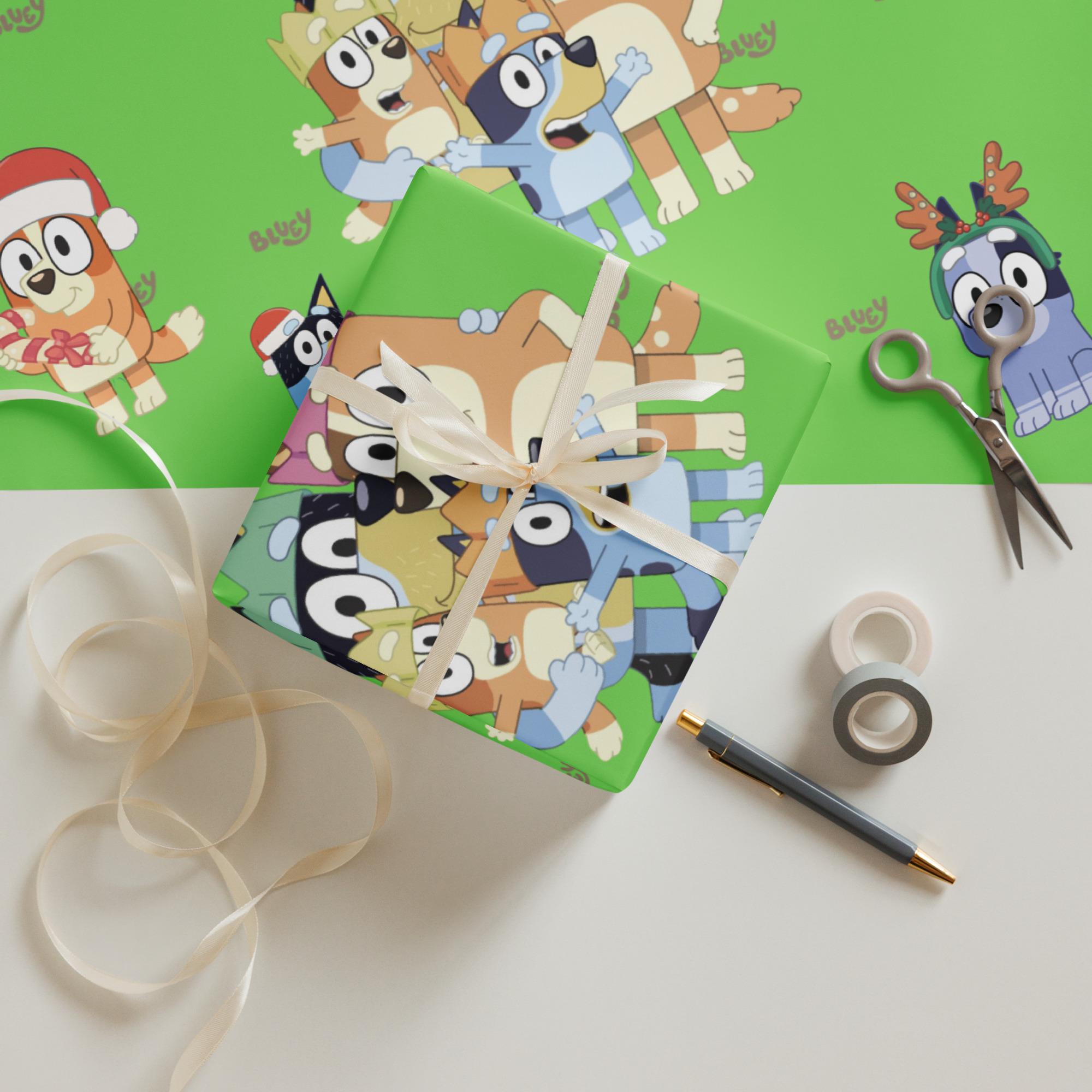 Bluey Wrapping Paper Sheets - Etsy