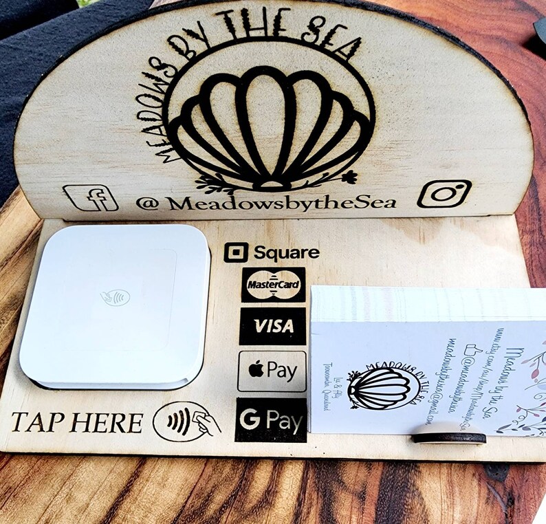 Square Card Reader Dock, Stand and Business Card Holder DIGITAL FILE