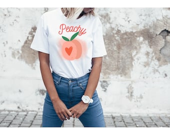 Peachy Shirt: Unisex Jersey Short Sleeve Tee