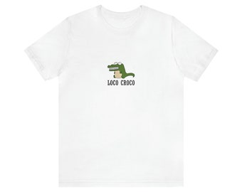 Funny Crocodile T-Shirt: Animal Graphic Tee