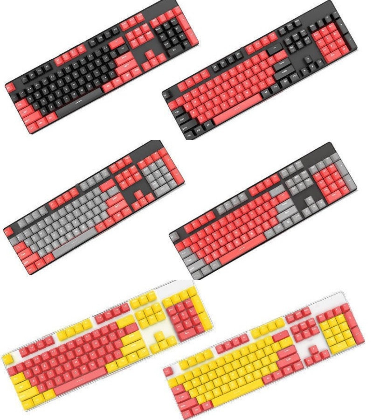 104pcs Build Your Own Keycaps PBT OEM Backlit Keycaps Set ANSI Etsy