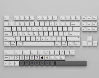 104pcs Personalized MacBook Keycap Set PBT Sublimation Keycaps High XDA Profile ANSI Layout Artisan Custom Keycap Puller Included