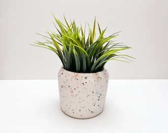 テラゾー植木鉢カバー / ピンクのテラゾー植木鉢 - Etsy 日本