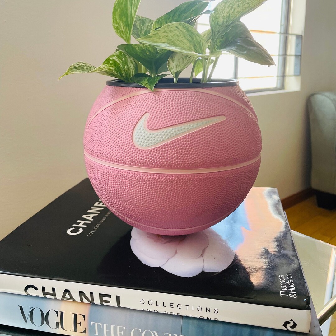 Mini Pink Basketball Planter Hypebeast Decor Sports Gift Nike