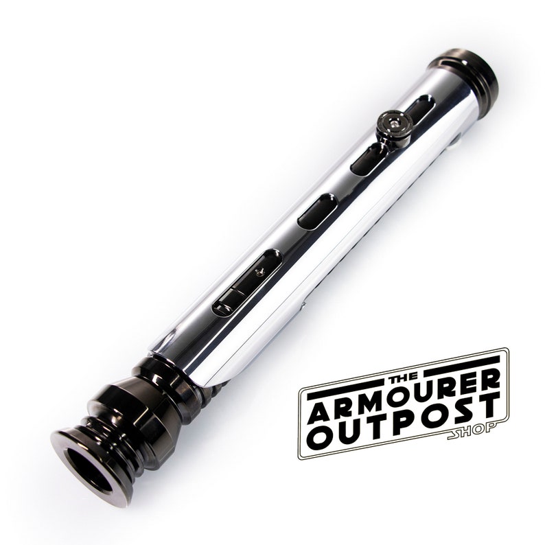 Quigon's EP1 Neopixel Lightsaber With Blade & Hard Case Etsy
