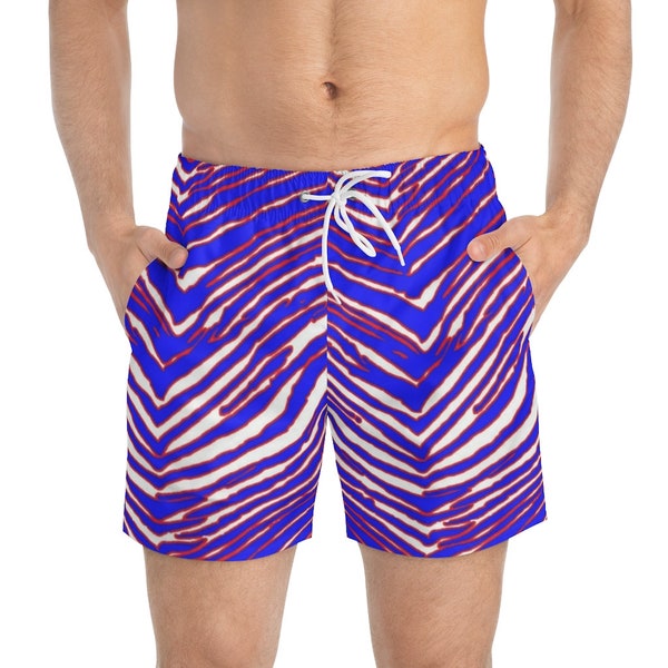 Mens Zubaz Swim Shorts Etsy