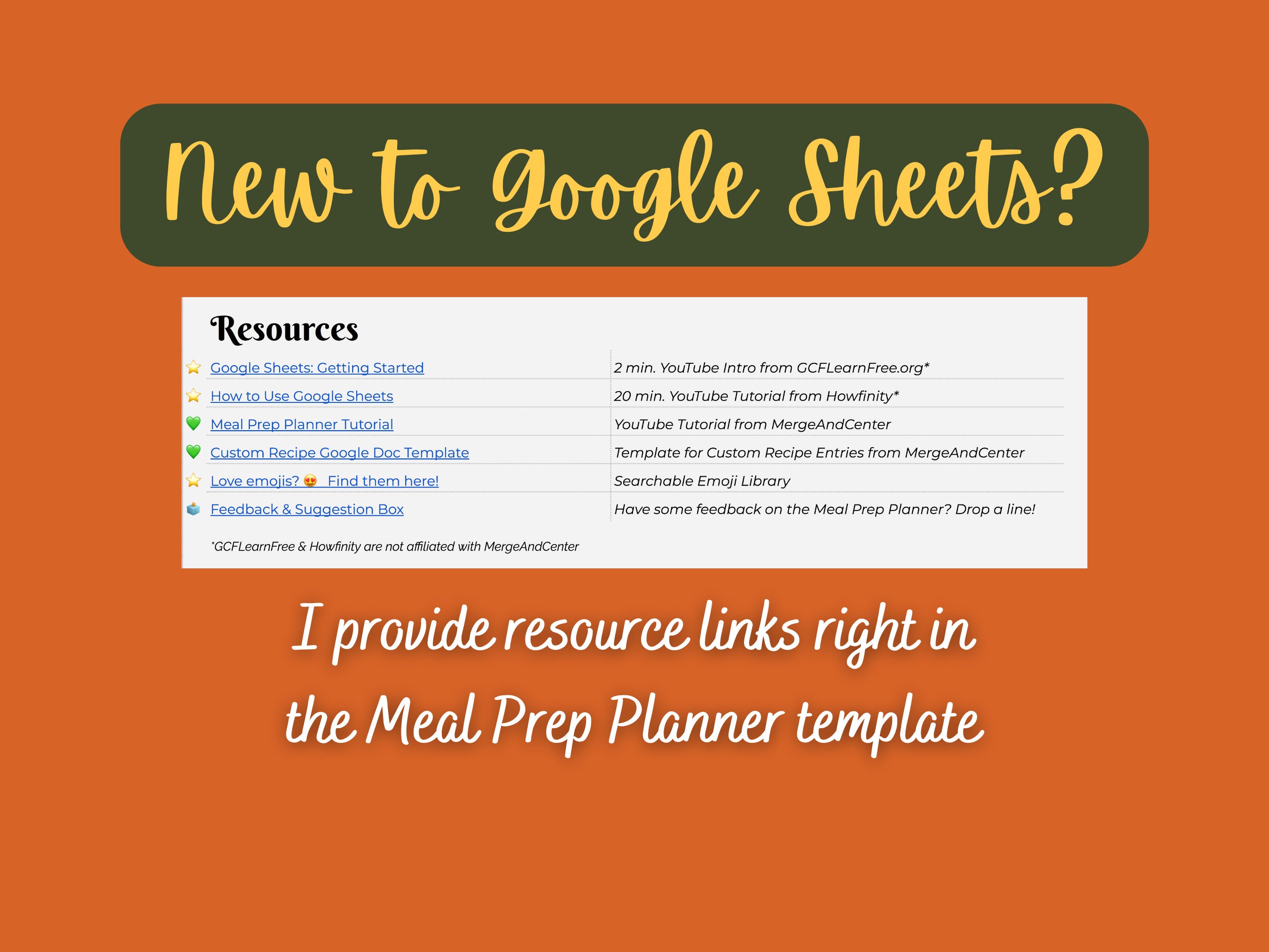 Meal Prep Planner Google Sheets Template Etsy