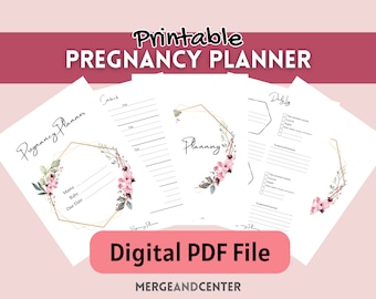 Pregnancy Planner | Printable PDF File