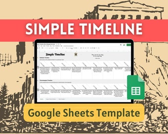 Simple Timeline | Google Sheets Template