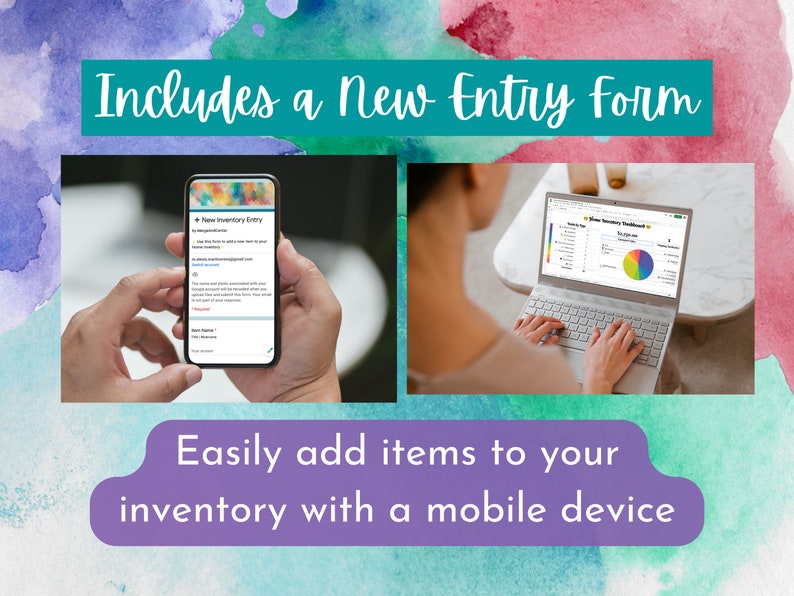 Home Inventory Google Sheets Template Etsy