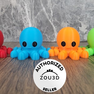 Baby Octopus / Fidget Toy / 3D Printed