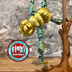 Flexi Sloth / Fidget Toy / 3D Print image 1