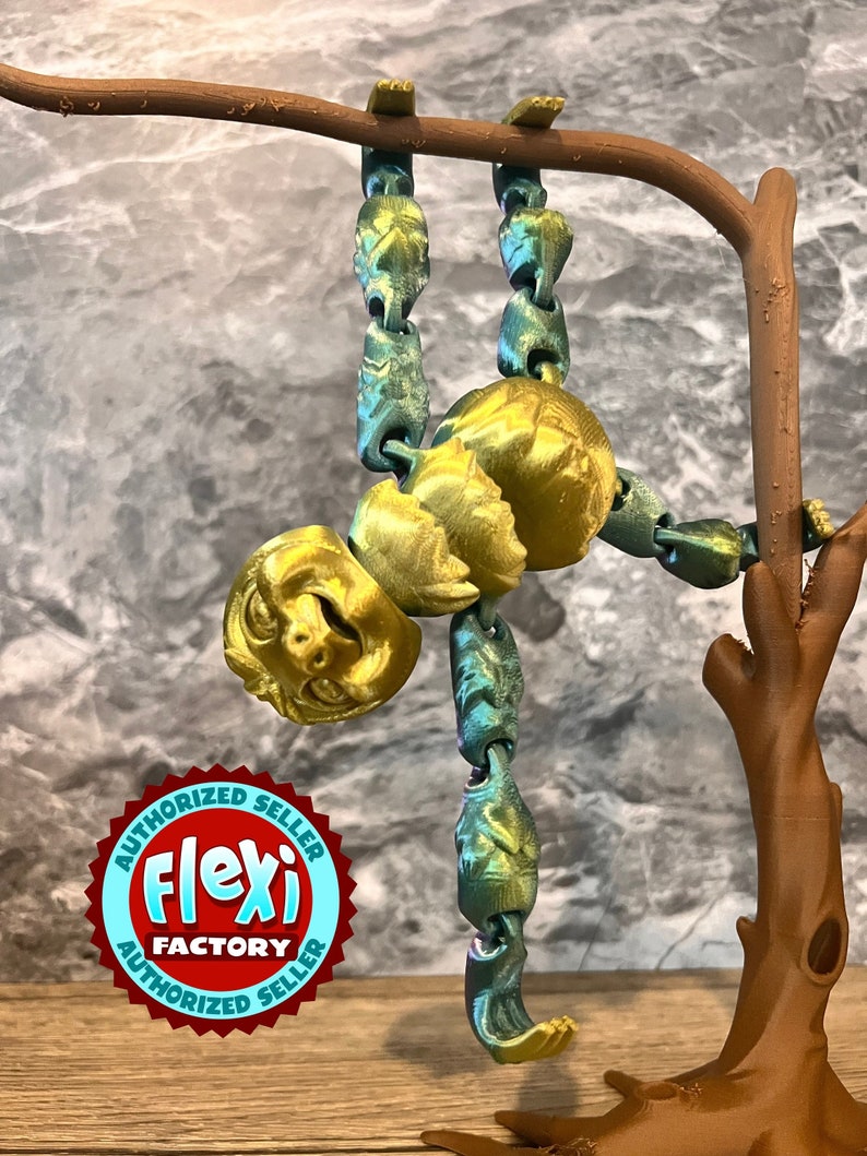 Flexi Sloth / Fidget Toy / 3D Print image 1