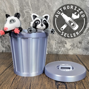 Opossum and Raccoon Lovers Bundle  / 3D Printed /  Fidget Toy