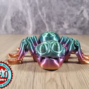 Flexi Spider / Fidget Toy / 3D Printed image 1